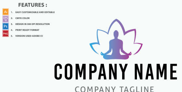 Шаблон логотипа на тему графика