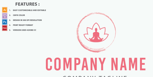 Шаблон логотипа на тему графика