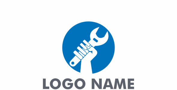 Шаблон логотипа на тему графика