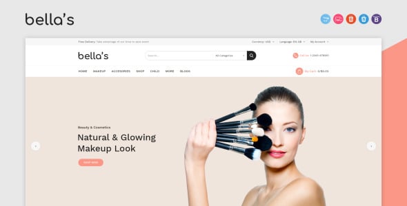 Bellas OpenCart Template