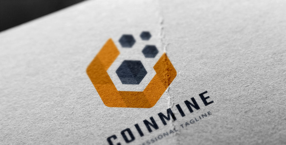 Шаблон логотипа на тему графика