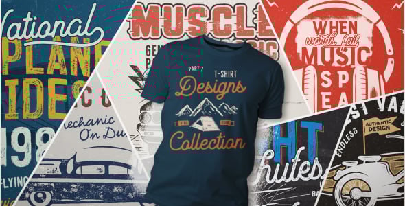 T-shirt Design на тему графика T-shirt Design на тему графика