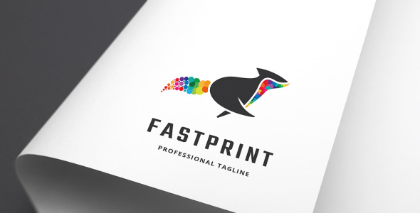 Шаблон логотипа на тему графика