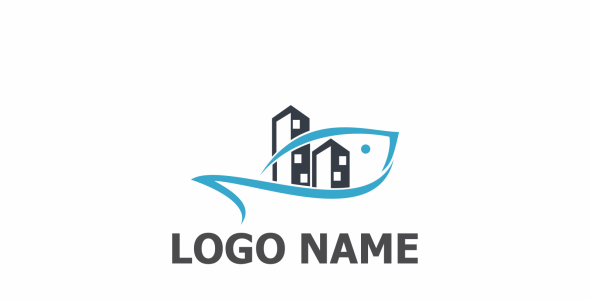 Шаблон логотипа на тему графика