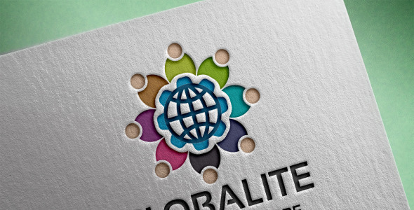 Шаблон логотипа на тему графика