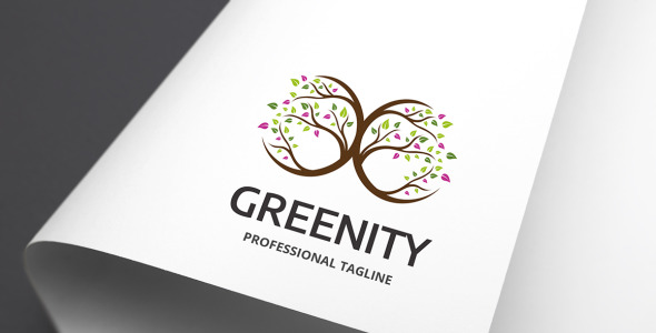 Шаблон логотипа на тему графика