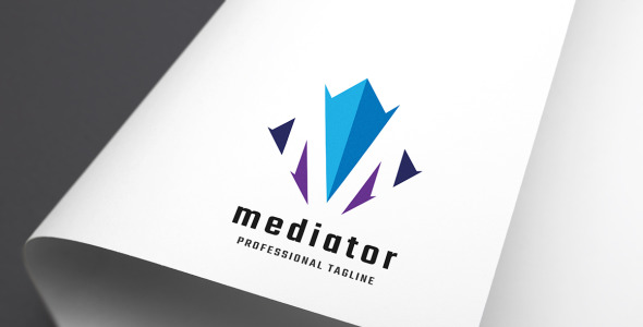 Шаблон логотипа на тему графика