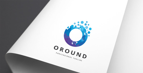 Шаблон логотипа на тему графика