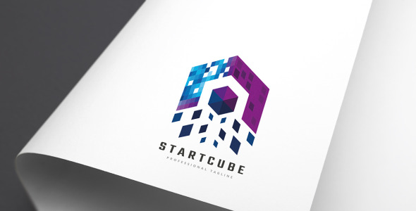 Шаблон логотипа на тему графика