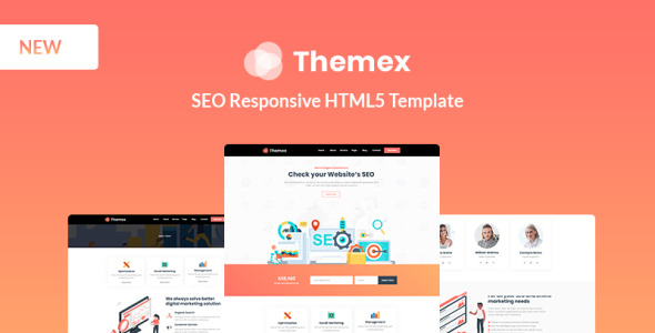SEO Responsive Website Template