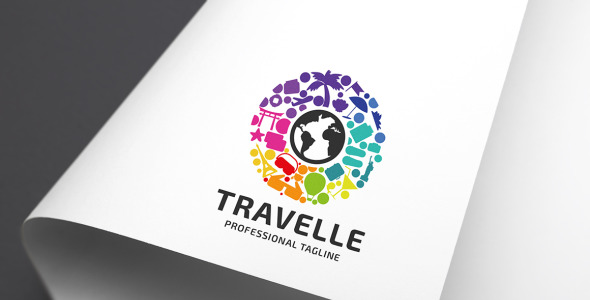 Шаблон логотипа на тему графика