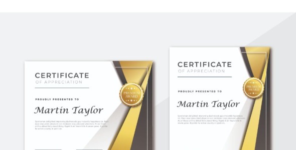 Шаблон сертификата на тему графика