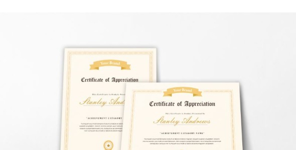 Шаблон сертификата на тему графика