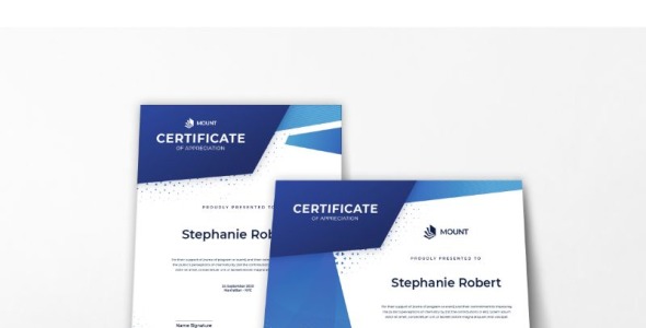 Шаблон сертификата на тему графика