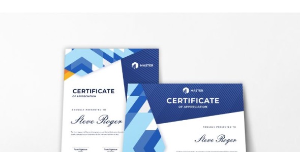 Шаблон сертификата на тему графика