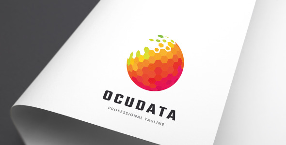 Шаблон логотипа на тему графика