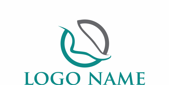 Шаблон логотипа на тему графика