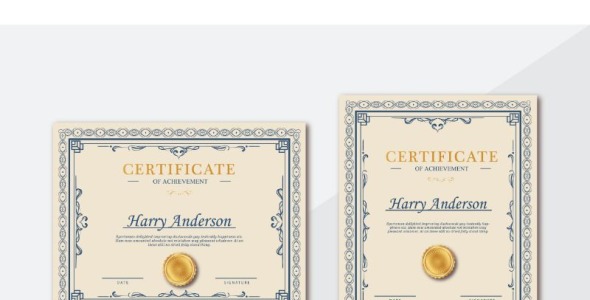 Шаблон сертификата на тему графика