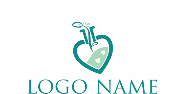 Шаблон логотипа на тему графика