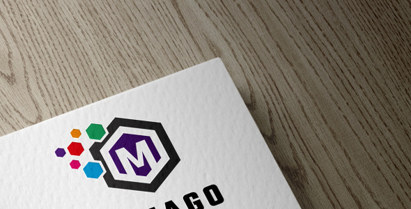 Шаблон логотипа на тему графика