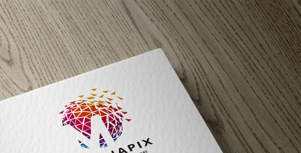 Шаблон логотипа на тему графика