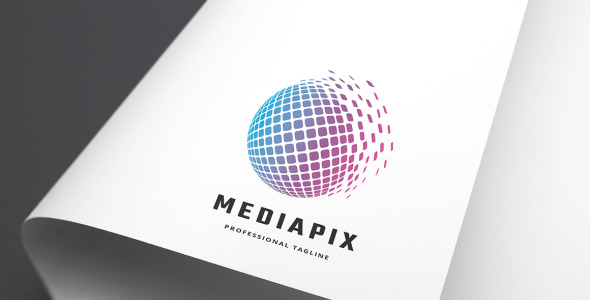 Шаблон логотипа на тему графика