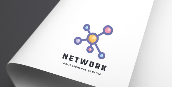 Шаблон логотипа на тему графика