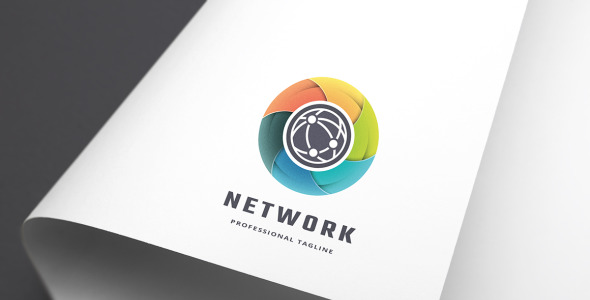 Шаблон логотипа на тему графика