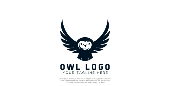 Шаблон логотипа на тему графика