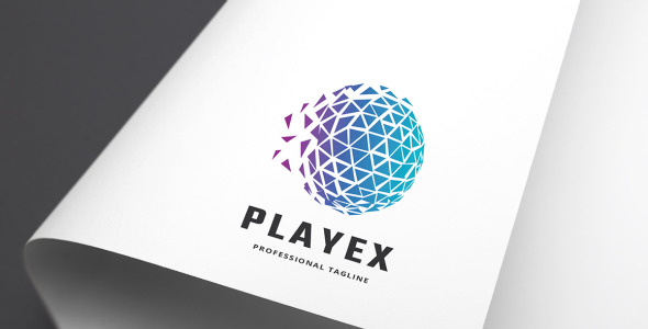 Шаблон логотипа на тему графика