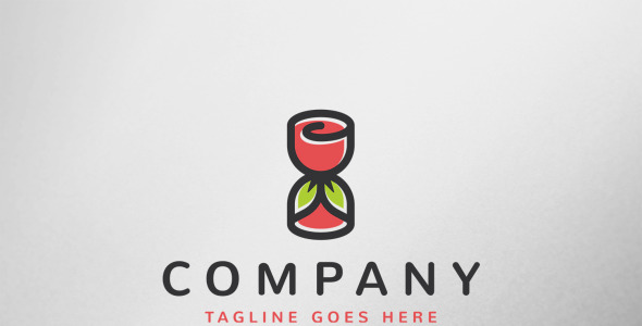 Шаблон логотипа на тему графика