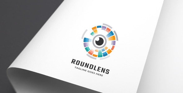 Шаблон логотипа на тему графика