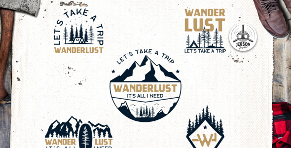 Шаблон логотипа на тему графика