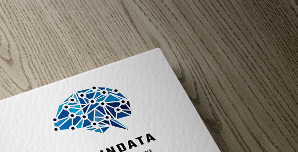 Шаблон логотипа на тему графика