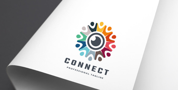 Шаблон логотипа на тему графика