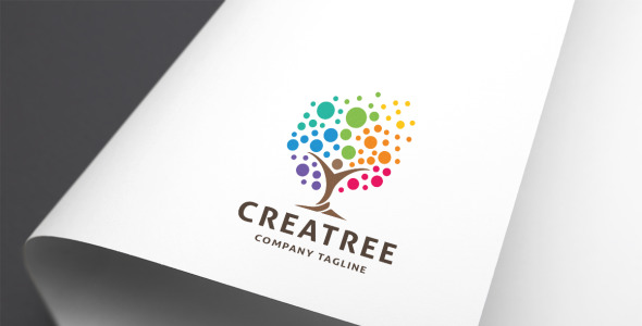 Шаблон логотипа на тему графика