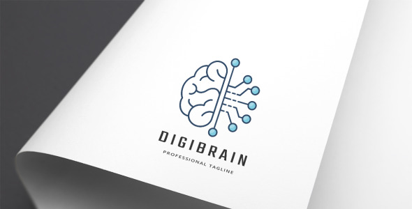 Шаблон логотипа на тему графика