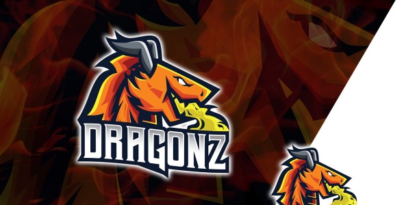 Шаблон логотипа на тему графика