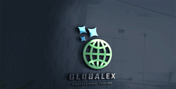 Шаблон логотипа на тему графика