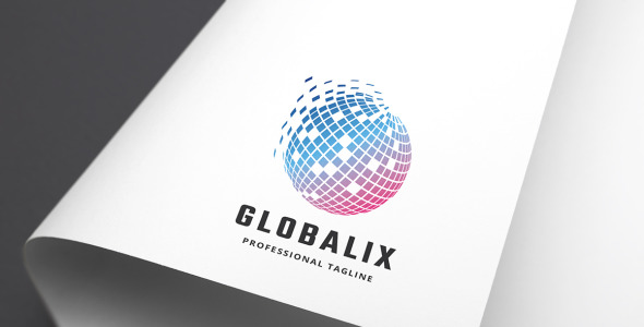 Шаблон логотипа на тему графика