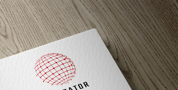 Шаблон логотипа на тему графика