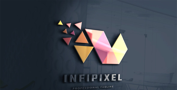 Шаблон логотипа на тему графика