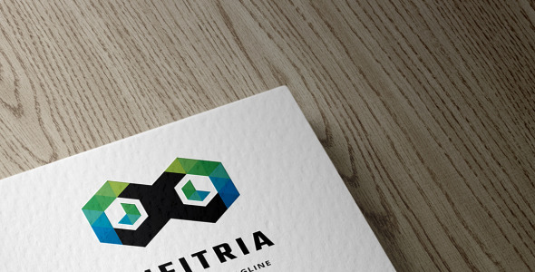 Шаблон логотипа на тему графика