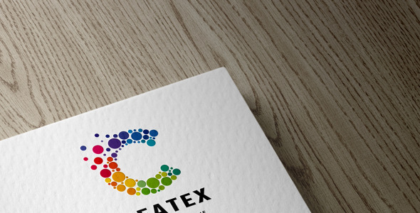 Шаблон логотипа на тему графика