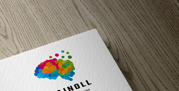 Шаблон логотипа на тему графика