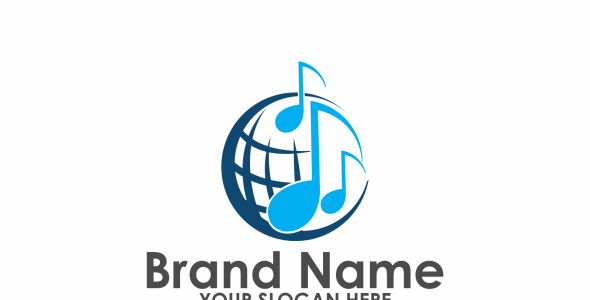 Шаблон логотипа на тему графика