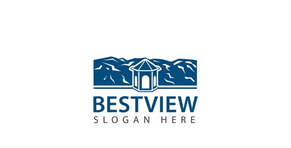 Шаблон логотипа на тему графика