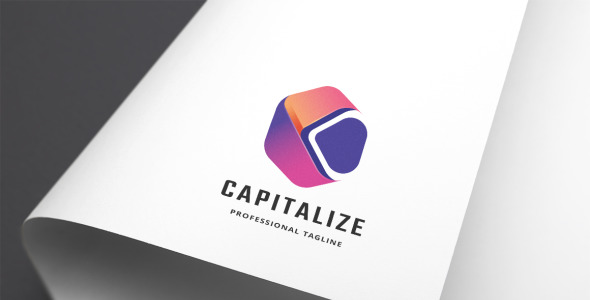 Шаблон логотипа на тему графика