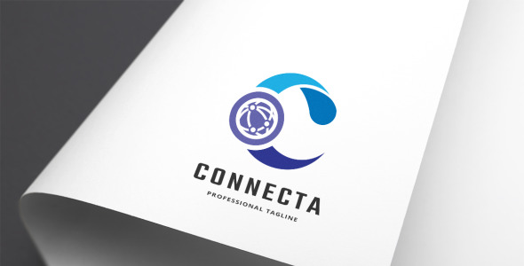 Шаблон логотипа на тему графика