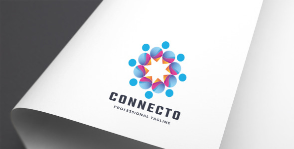 Шаблон логотипа на тему графика